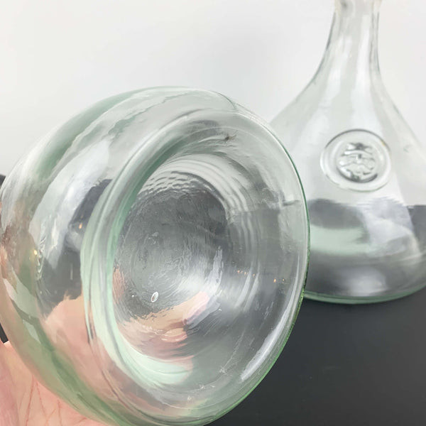 Holmegaard Denmark Viking glass decanters by Ole Winther - 2 sizes available