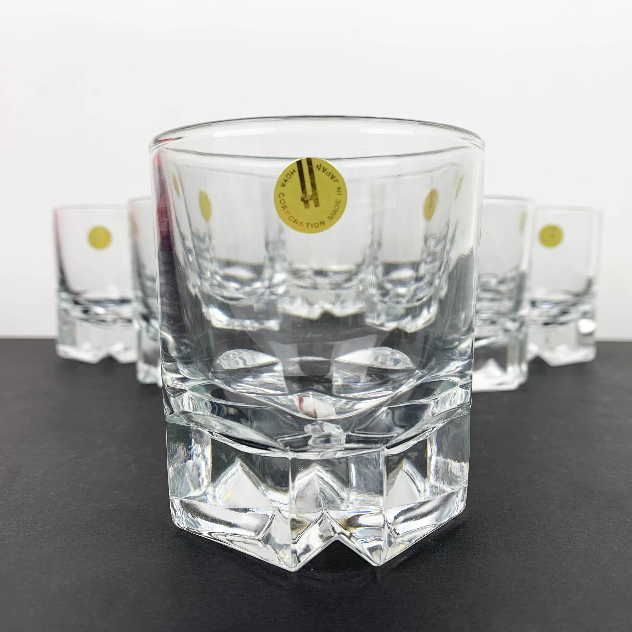 Hoya Crystal old fashioned / rocks glass - Set of 6