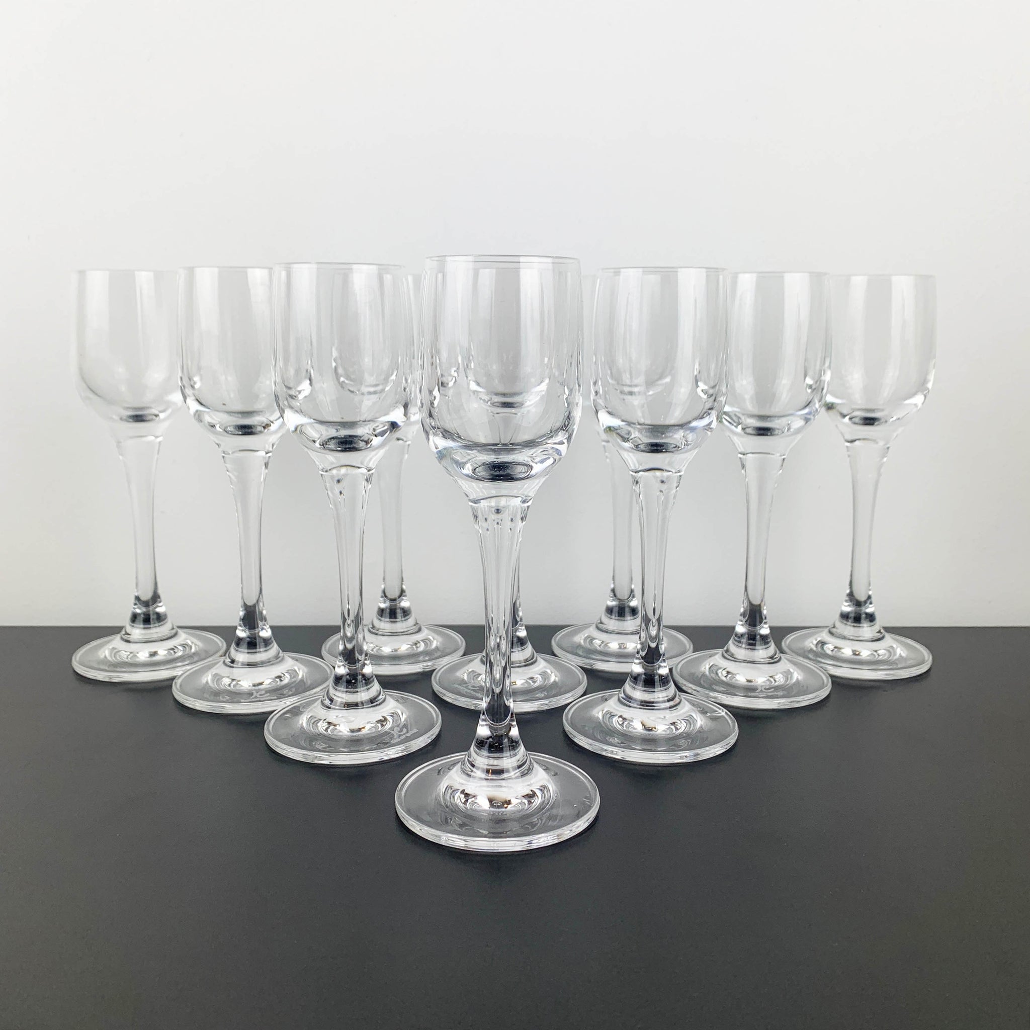 Inn Crystal tall stemmed cordial and aperitif glass - Set of 10