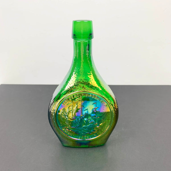 John Paul Jones Carnival Glass Commemorative Decanter