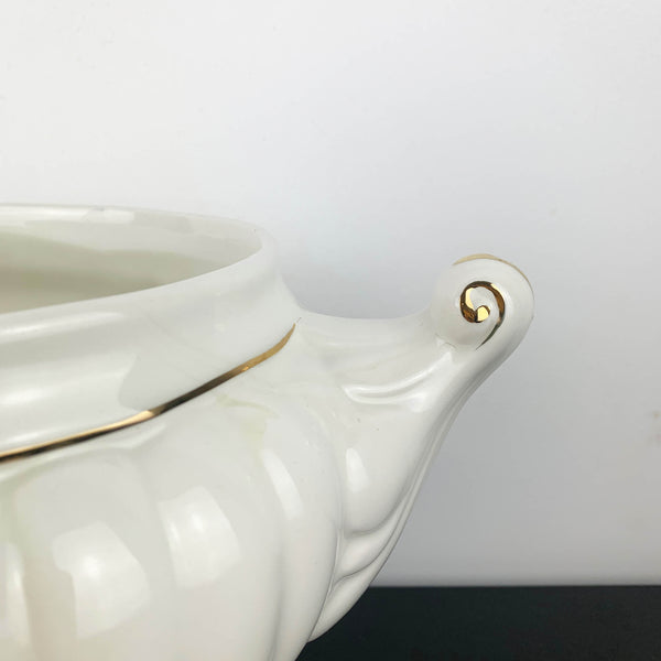Italian Florentine ceramic bird soup tureen with lid - 4 litre