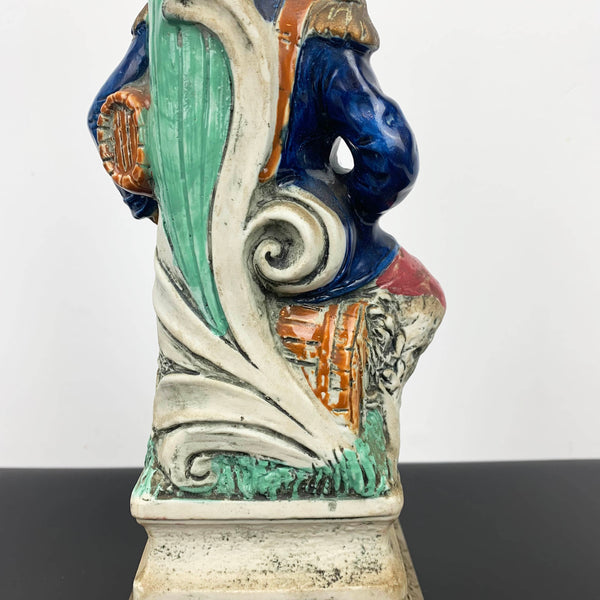 Italian hand painted decorative decanter