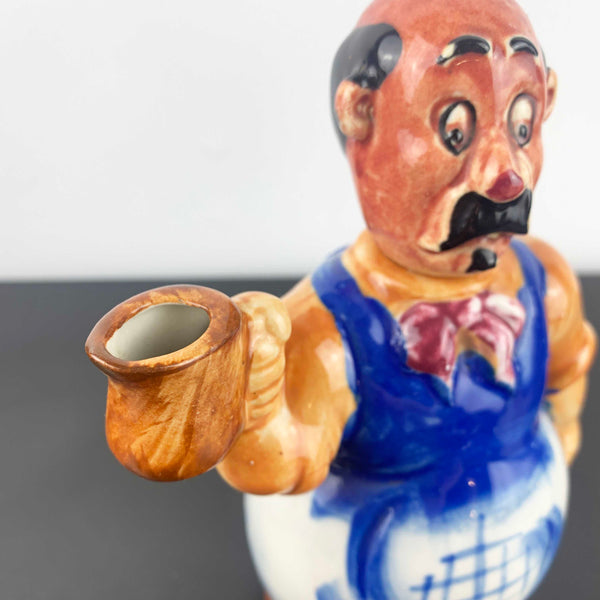 Mid century ceramic Italian waiter decanter