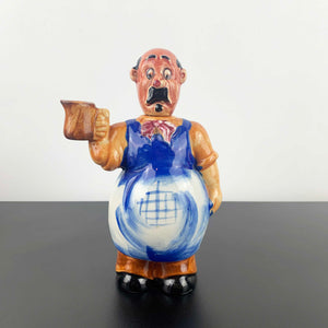 Mid century ceramic Italian waiter decanter