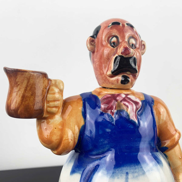 Mid century ceramic Italian waiter decanter