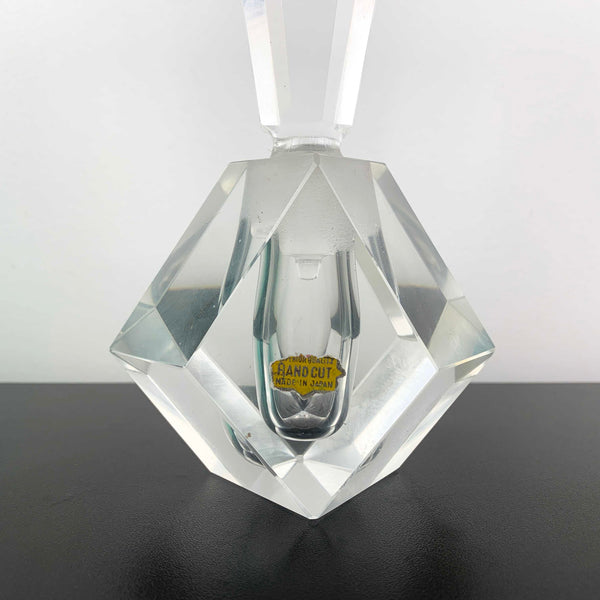Art Deco Style Japanese Crystal Perfume Bottle