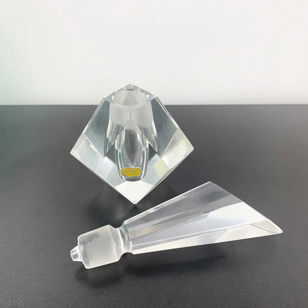 Art Deco Style Japanese Crystal Perfume Bottle