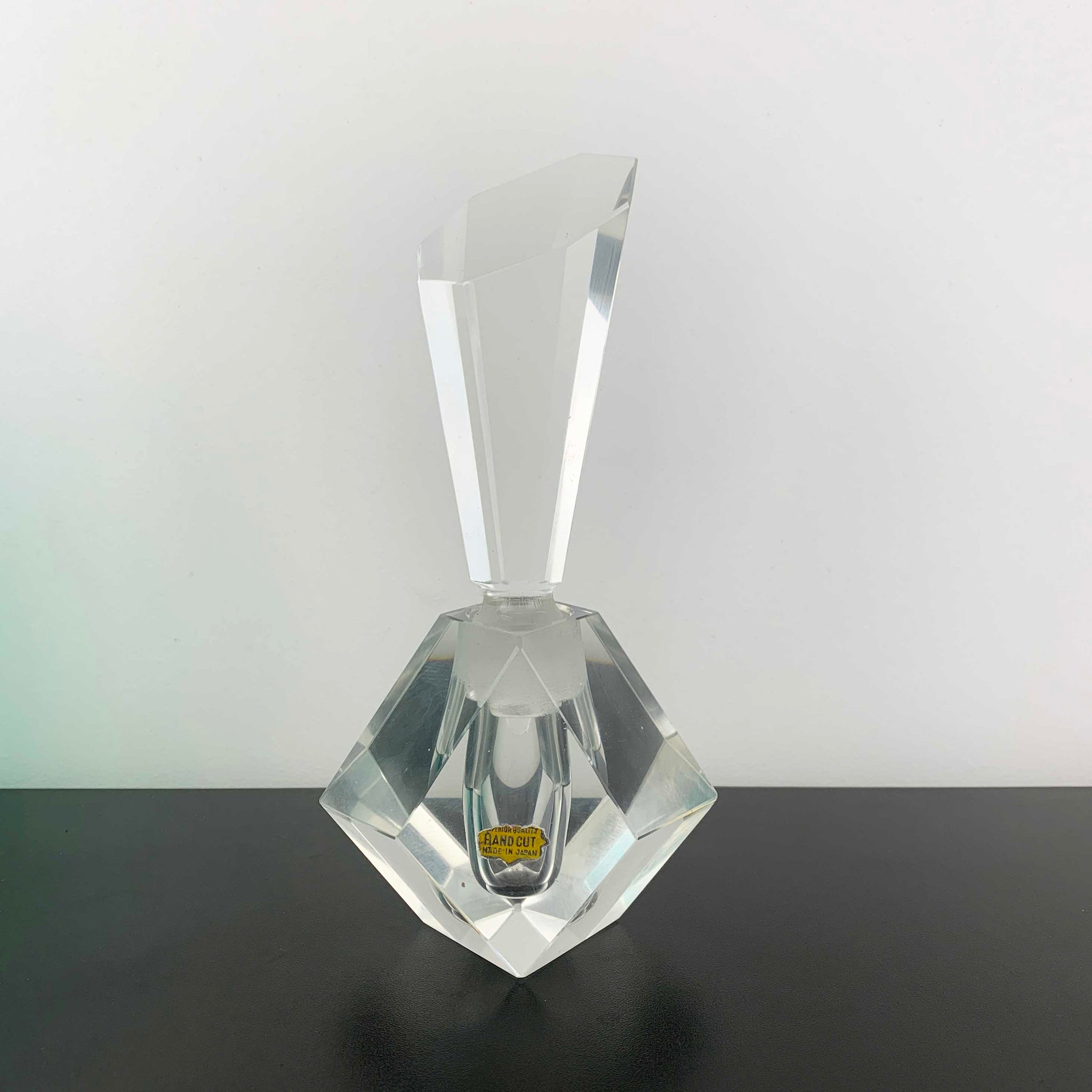 Art Deco Style Japanese Crystal Perfume Bottle