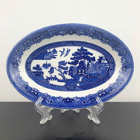 Johnson Brothers Blue Willow small oval vegetable dish