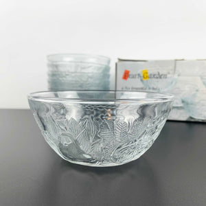 KIG 'Fruit Garden' embossed fruit dessert bowls - Set of 6