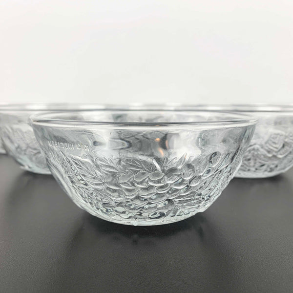 KIG 'Fruit Garden' embossed fruit dessert bowls - Set of 6