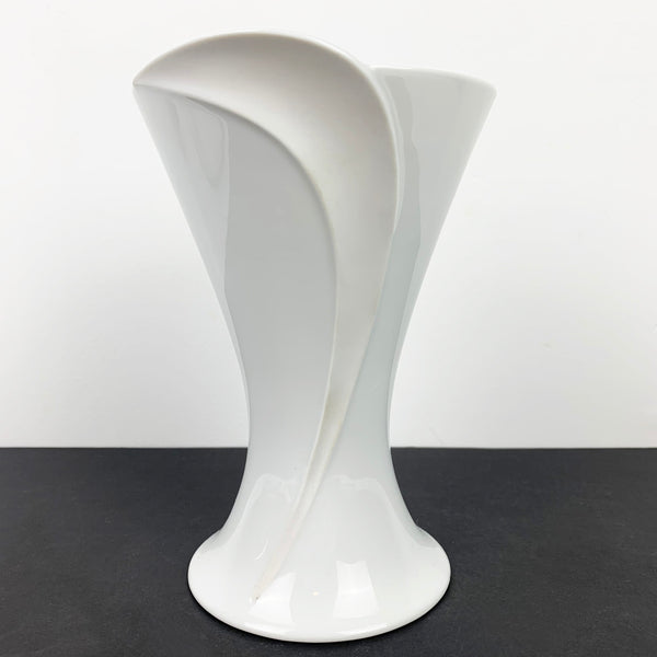 Kaiser White Porcelain Wave Vase