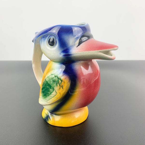 Australian Kookaburra porcelain creamer or small jug