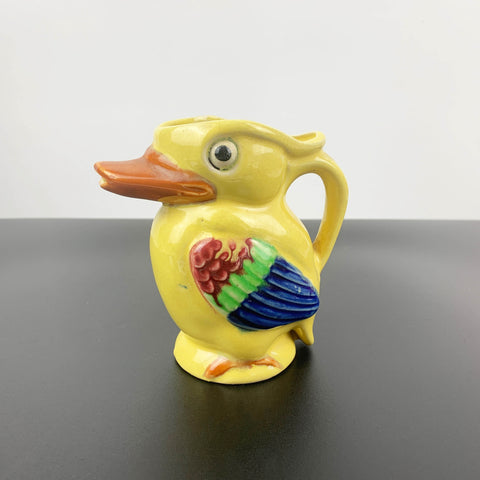 Kookaburra shaped mid century figural jug