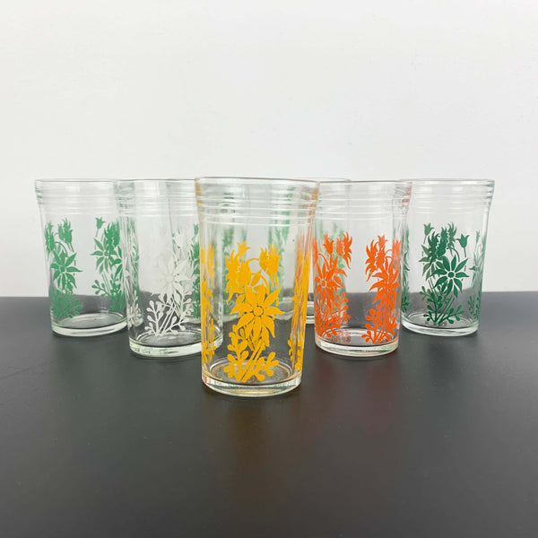 Pyro Label Kraft Cheese Spread promotional glass - Set of 7
