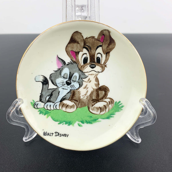 Disney Lady and the Tramp 1950's mini wall plates - Sold separately
