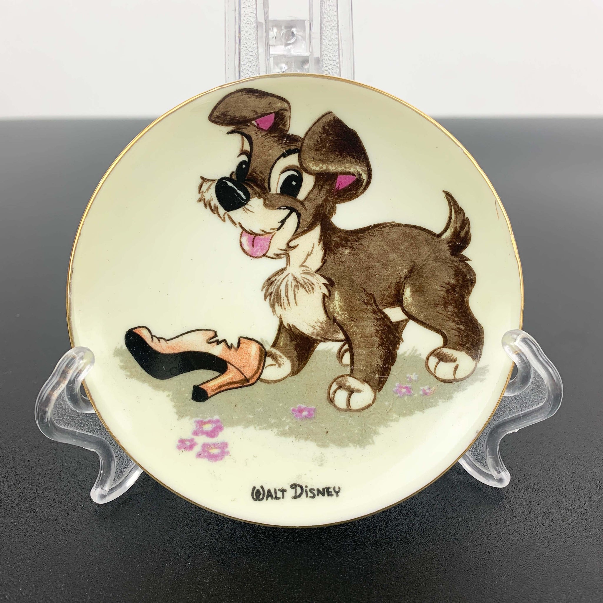 Disney Lady and the Tramp 1950's mini wall plates - Sold