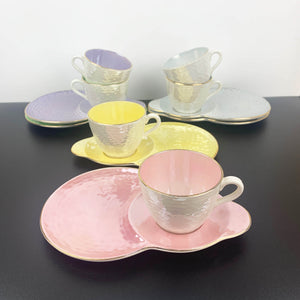 Maling Ware harlequin lustre tennis sets - Set of 6
