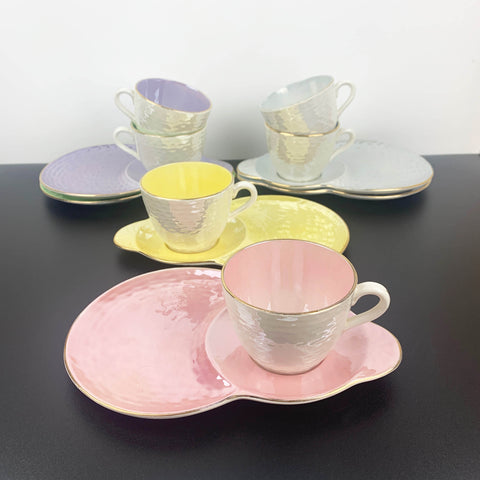 Maling Ware harlequin lustre tennis sets - Set of 6