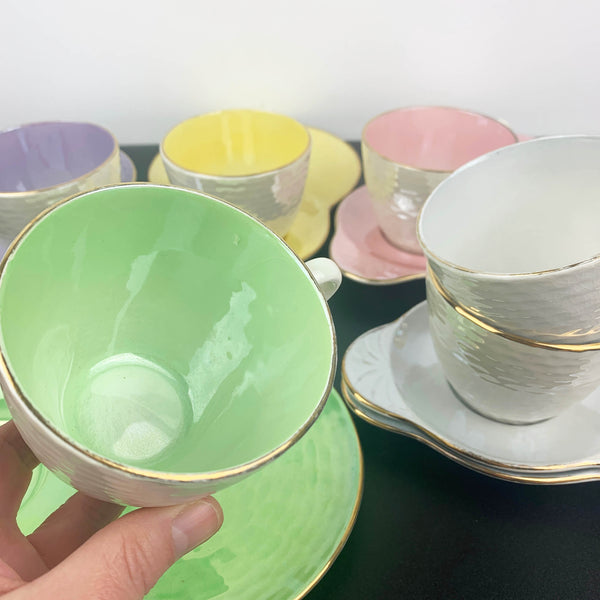 Maling Ware harlequin lustre tennis sets - Set of 6