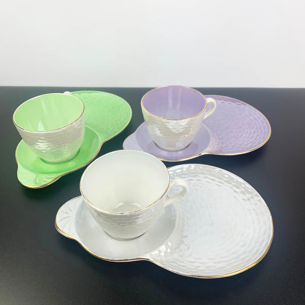 Maling Ware harlequin lustre tennis sets - Set of 6