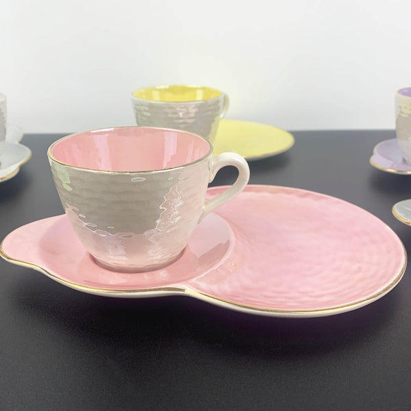 Maling Ware harlequin lustre tennis sets - Set of 6