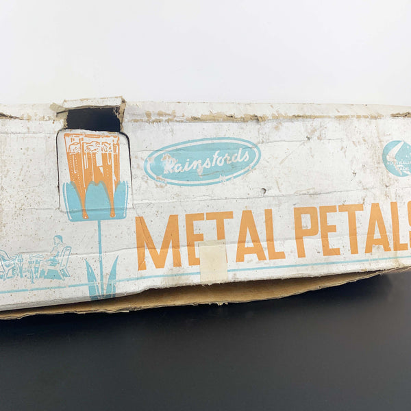 Rainsfords 'Metal Petals' outdoor flower stake drink holders - Original box of 6