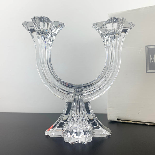 Mikasa 'Harlow' crystal candelabra centrepiece