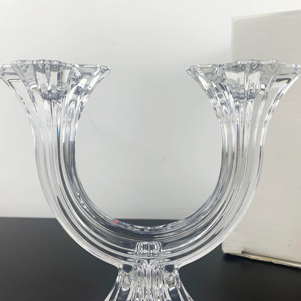 Mikasa 'Harlow' crystal candelabra centrepiece
