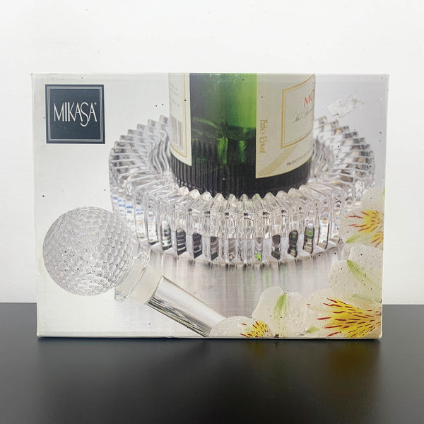 Mikasa 'Tee Time' crystal wine set in original box