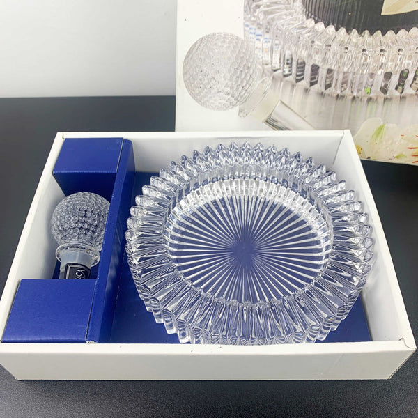 Mikasa 'Tee Time' crystal wine set in original box