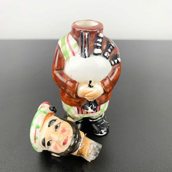 Vintage Scottish collectible miniature decanter