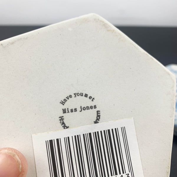 Have You Met Miss Jones (Jones and Co) blue marble ceramic hexagon trinket box