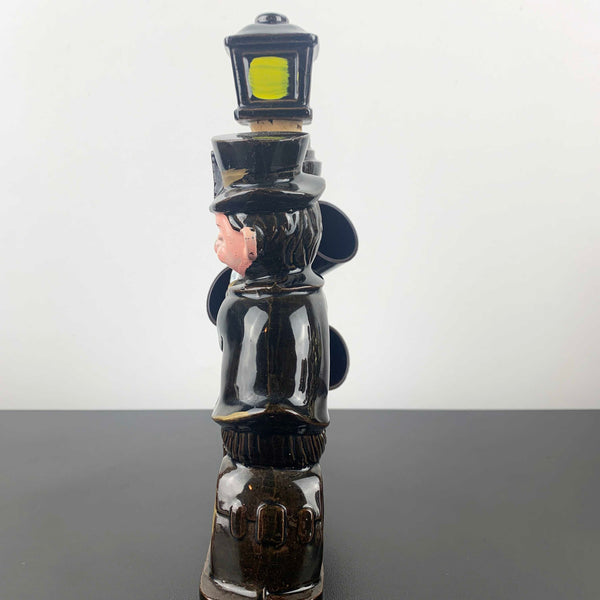 Drunk Man on Lamp Post 'Never on Sunday' Decanter Set