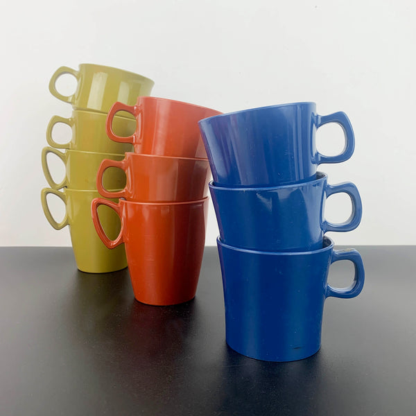 Nylex Australia melamine coffee cups - Set of 10