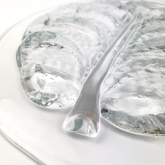 Orrefors 'Tree of Life' moulded glass detail