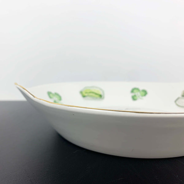 Oyster Mornay 1970's recipe baking dish