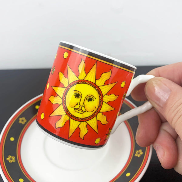 Villeroy & Boch 'Sun, Moon and Stars' espresso cup and saucer by Paloma Picasso