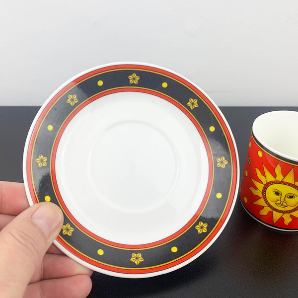 Villeroy & Boch 'Sun, Moon and Stars' espresso cup and saucer by Paloma Picasso