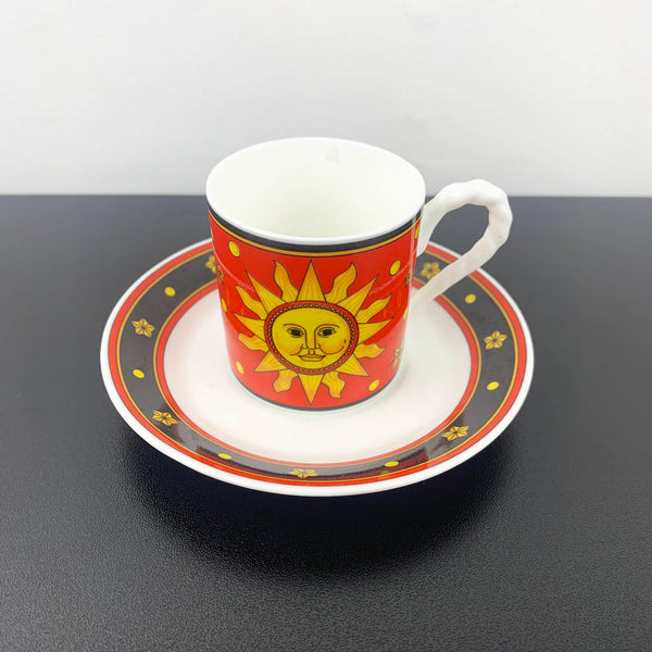 Villeroy & Boch 'Sun, Moon and Stars' espresso cup and saucer by Paloma Picasso
