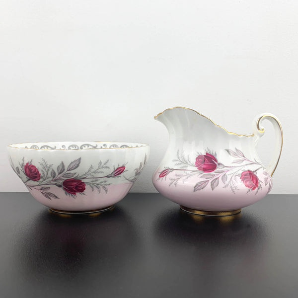 Paragon limited edition pink ombre Fascination sugar and creamer set