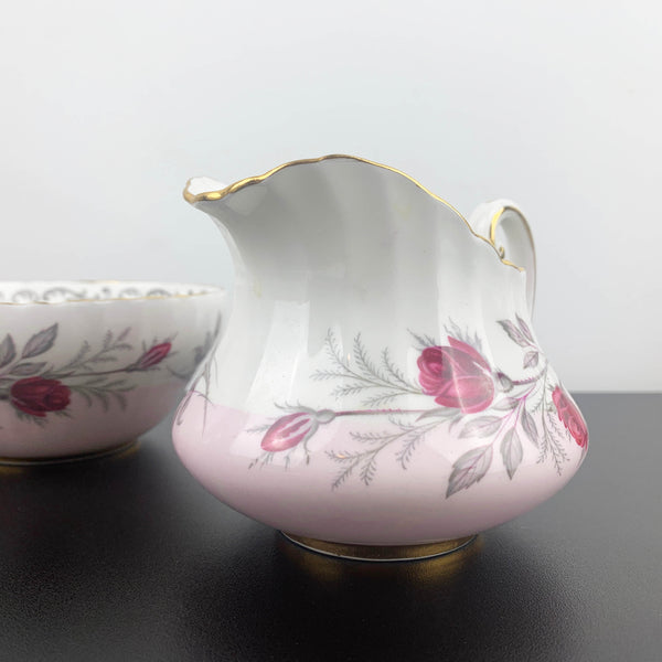 Paragon limited edition pink ombre Fascination sugar and creamer set