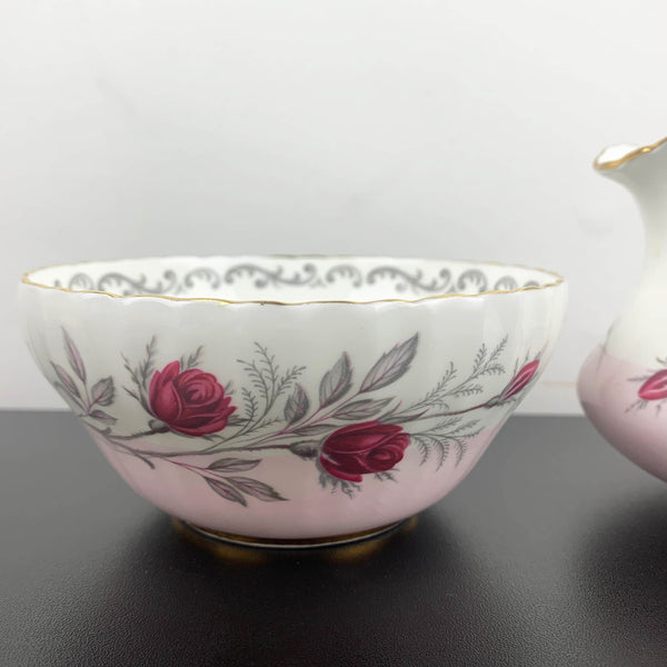 Paragon limited edition pink ombre Fascination sugar and creamer set