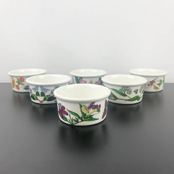 Portmeirion Botanic Garden ramekin/creme brulee pot - Set of 6