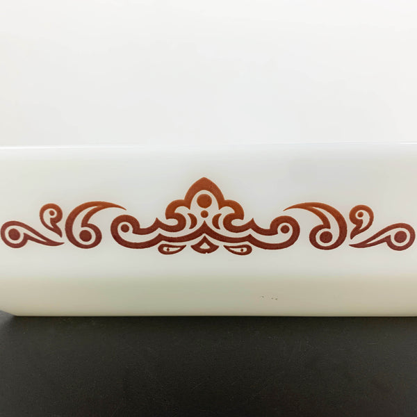 Pyrex (Australia) Rare Royal Garland rectangle baking dish - Limited Production