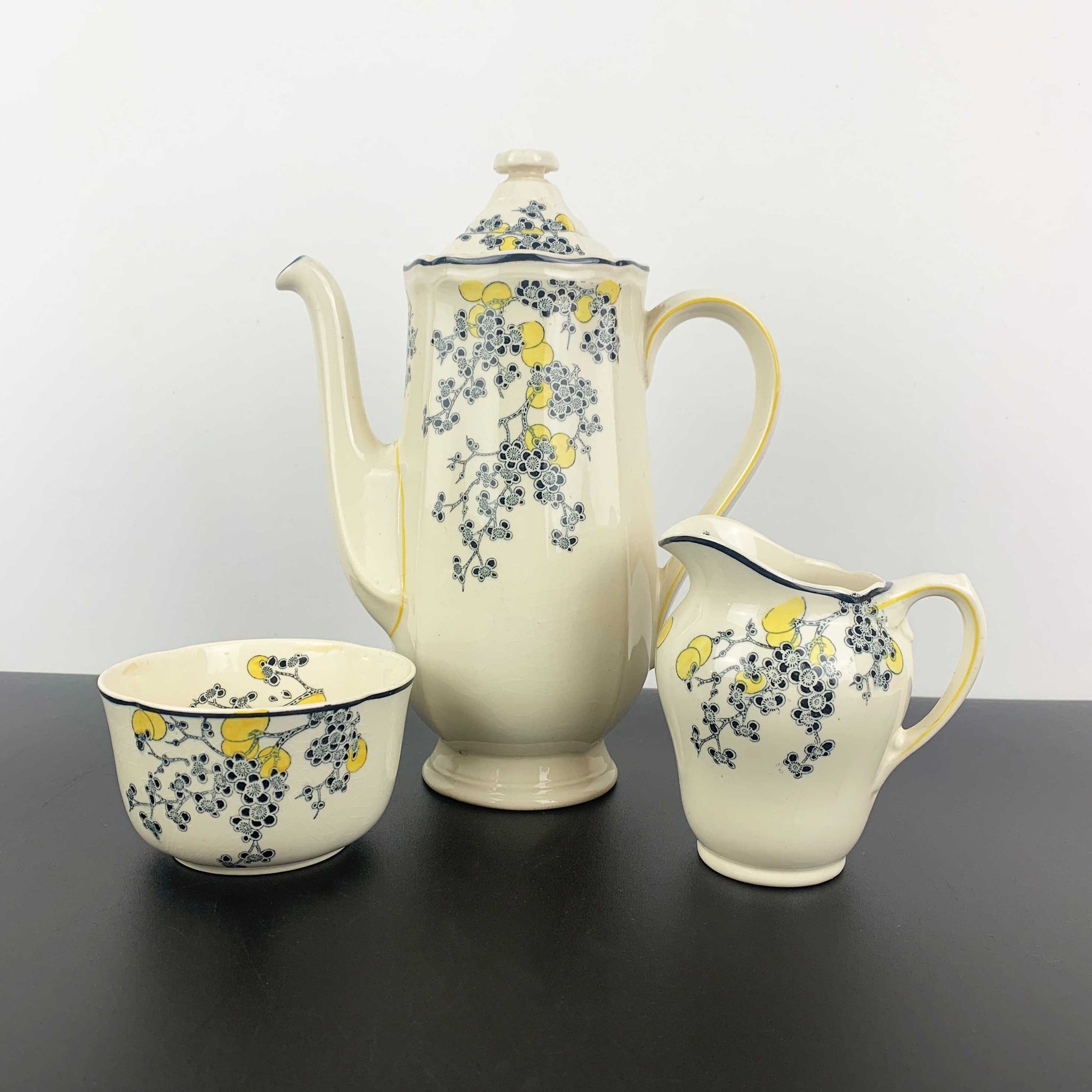 Royal Doulton 'Carnival' 1930's coffee service set