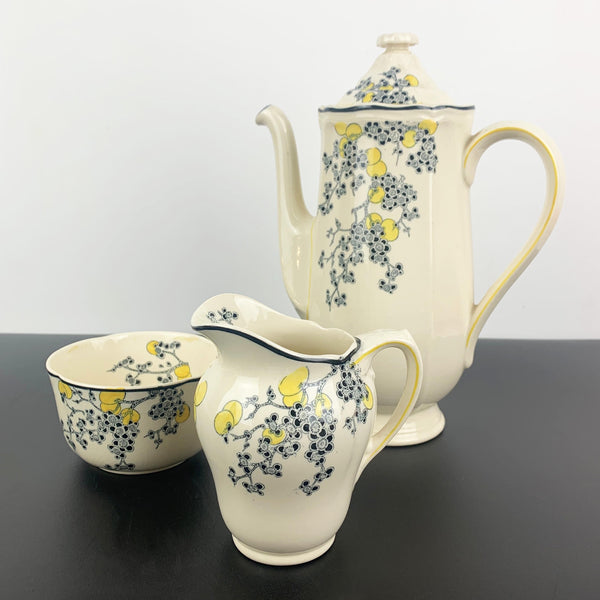 Royal Doulton 'Carnival' 1930's coffee service set