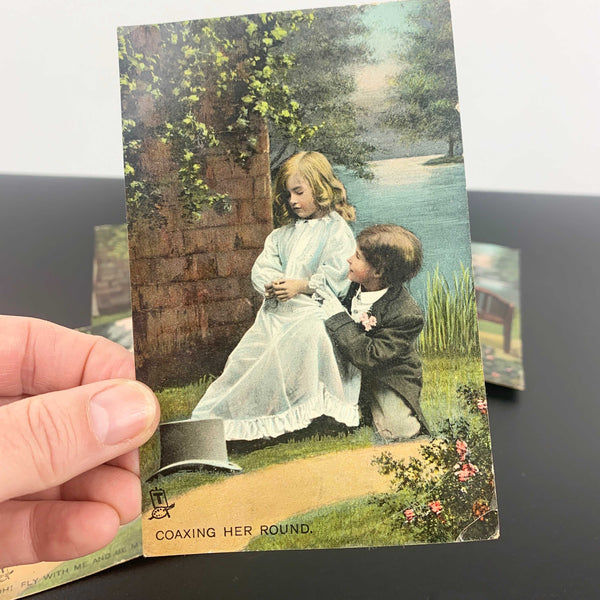 1908 'Rapholette' postcard collection 'Love's Young Dream' - Set of 6