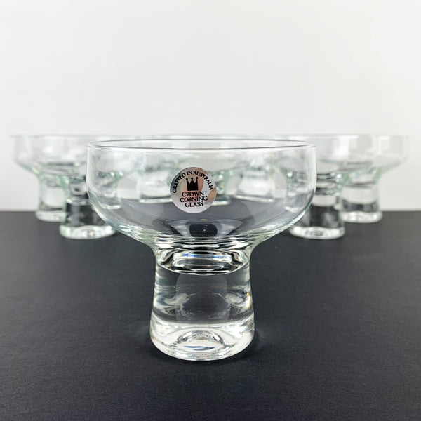 Crown Corning 'Regis' champagne coupes