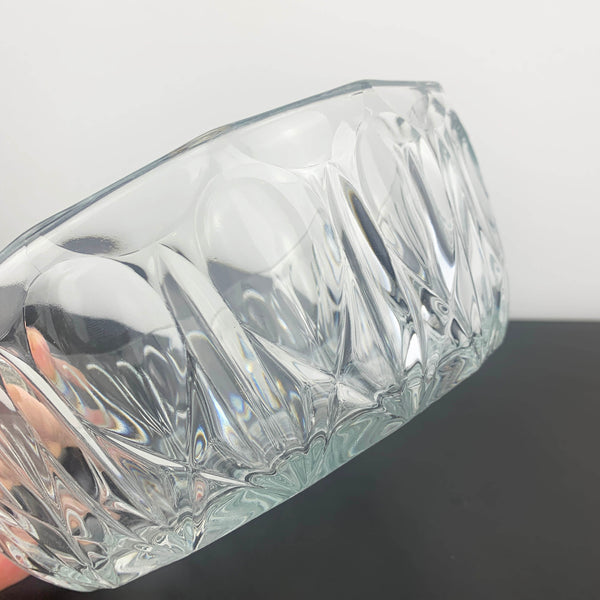 Reims France Crystal Serving Bowl